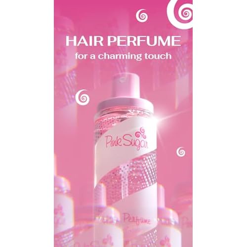 Pink Sugar Eau de Toilette Perfume for Women, Floral + Fruity Scent, Notes of Raspberry, Cotton Candy, and Vanilla, Sweet and Sensual Fragrance