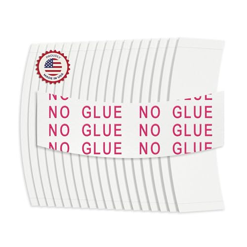 Sunshine Tape Double Sided Hairpiece Tape - 108 Pieces, Back Curve Strips