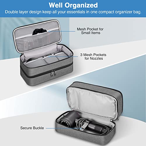 SITHON Travel Case for Shark FlexStyle & Dyson Supersonic Hair Dryer