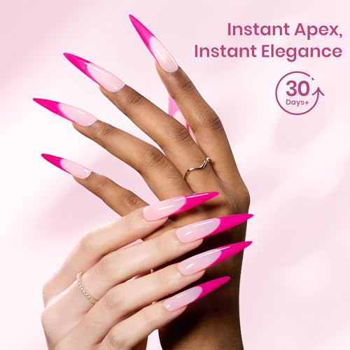 Beetles Tipex Instant Apex Nail Tips, XL Stiletto, 160pcs