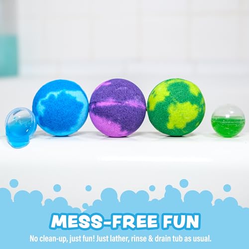 Tub Works Super Goo Bath Slime Surprise Bombs - 6 Pack Kids Bath Set