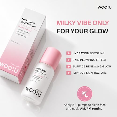 WOO:U Hydrating PDRN Serum with Collagen - Anti-Aging Face Serum
