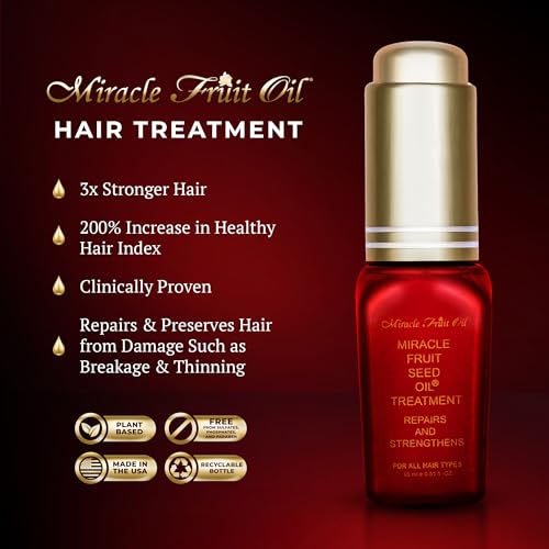 Miracle Fruit Oil Hair Treatment - 15ml Nourishing Oil for Damaged Hair