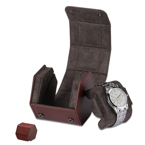 Luxury Watch Roll Travel Case - Eco-Friendly Leather Organizer for Men & Women