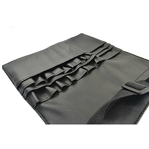 SteelFever Professional Makeup Brush Bag with 22 Pockets & Adjustable Belt
