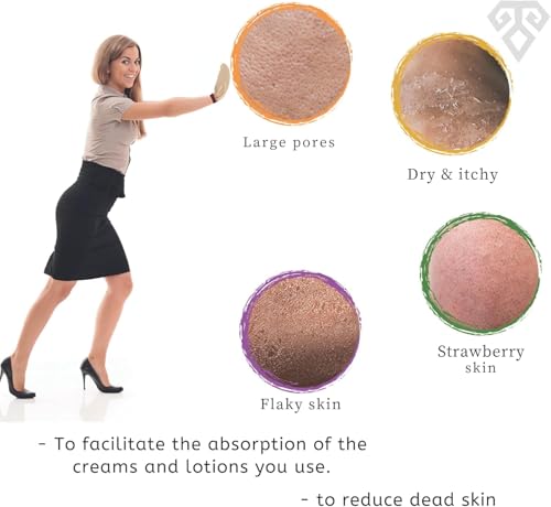 Anatolia Soap Turkish Exfoliating Mitt Set, 3-Piece Body & Face Scrubber