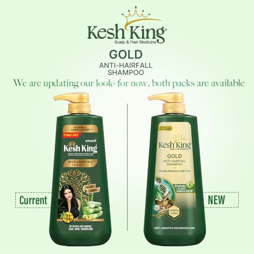 Kesh King Ayurvedic Anti-Hair Fall Shampoo with 21 Herbs, 1000ml