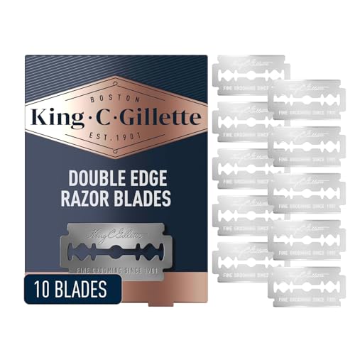 King C. Gillette Double Edge Safety Razor Blades - 10 Pack
