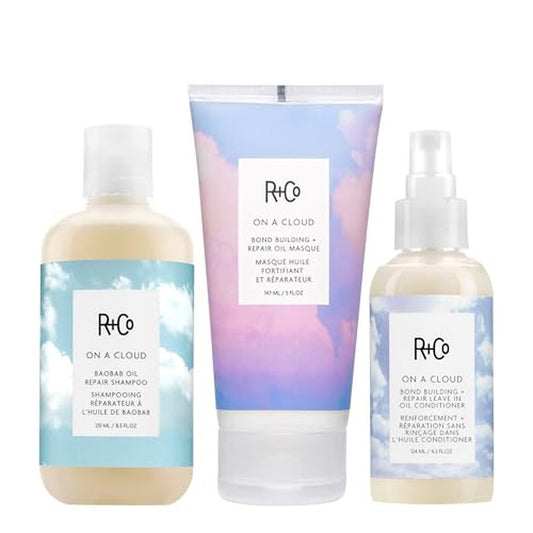R+Co On A Cloud Baobab Repair Shampoo | Gentle Cleansing + Rebonds + Hydrates | Vegan + Cruelty-Free | 8.5 OZ