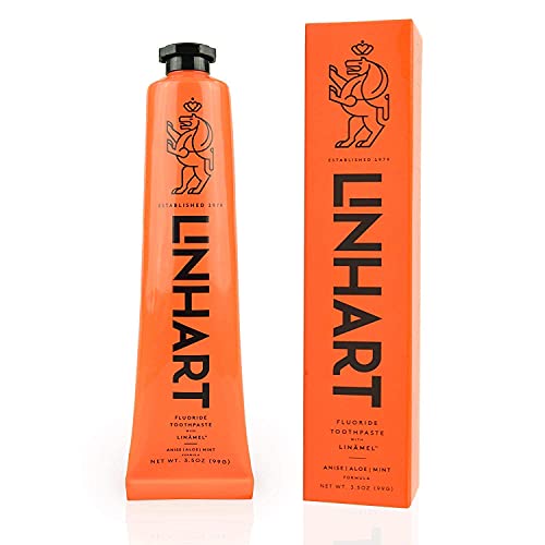 LINHART Enamel Care Toothpaste 3.4oz Mint - Sensitive & Normal Teeth, Breath Freshening, US Made