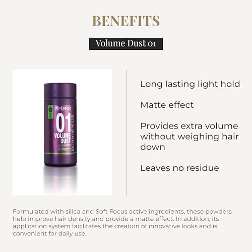 Salerm Volume Dust 01 Hair Styling Powder - Light Hold, Matte Effect