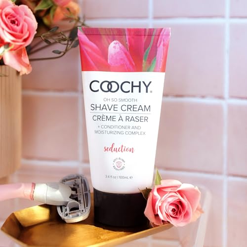 Coochy Seduction Moisturizing Shave Cream for Sensitive Skin - 7.2 oz