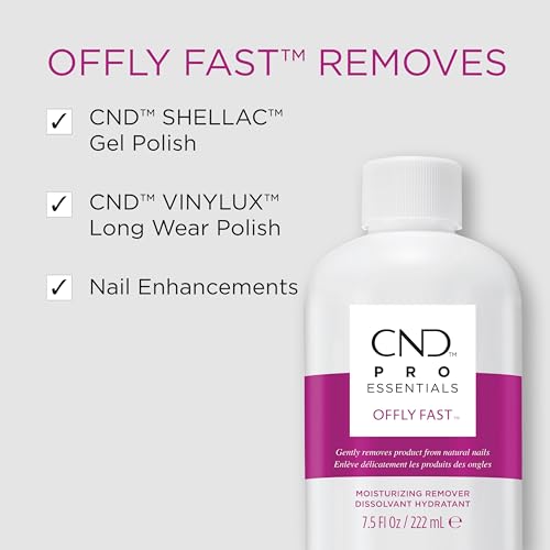 CND Offly Fast Moisturizing Nail Polish Remover - 7.5 fl oz