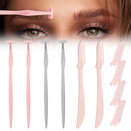 Cut it Japanese Eyebrow Razor & Dermaplane Tool Set - 8 Piece Kit
