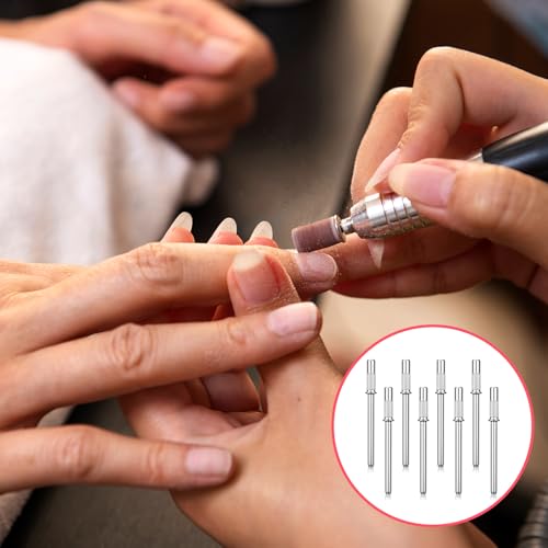 8-Piece Mini Mandrel Nail Drill Bits Set for Electric Nail Drills