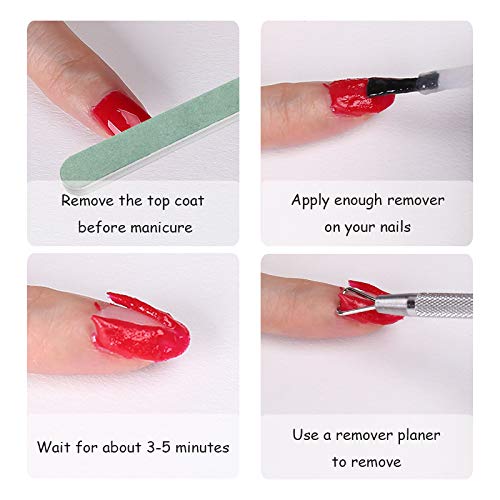 Arte Clavo Gel Nail Polish Remover 15ml - Quick & Easy Formula