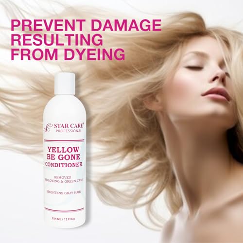 STAR CARE Yellow Be Gone Toning Conditioner 12oz - Brass Neutralizer