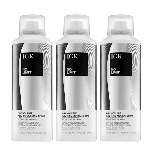 IGK No Limit Volumizing Spray ? Root Lift & Full-Body Hair Spray for Long-Lasting Volume