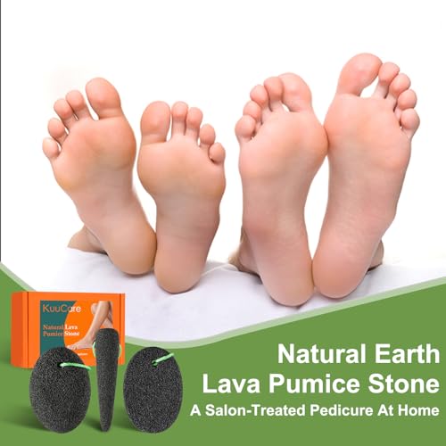 Natural Pumice Stone Set for Feet - 3 Pack Exfoliation Tools