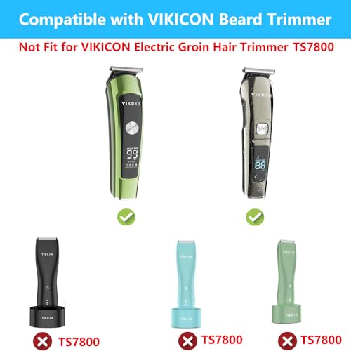 USB Charging Cable and AC Adapter for VIKICON Beard Trimmer - 5FT