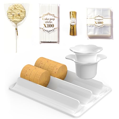 All-in-One Cake Pop Kit with Molds, Sticks & Wrappers