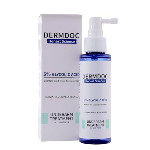 DermDoc 5% Glycolic Acid Underarm & Body Exfoliating Spray 3.38 fl oz