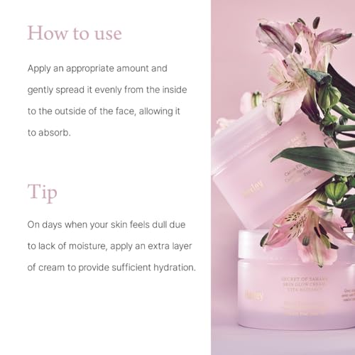 Huxley Secret of Sahara Skin Glow Cream, 3% Niacinamide Face Moisturizer
