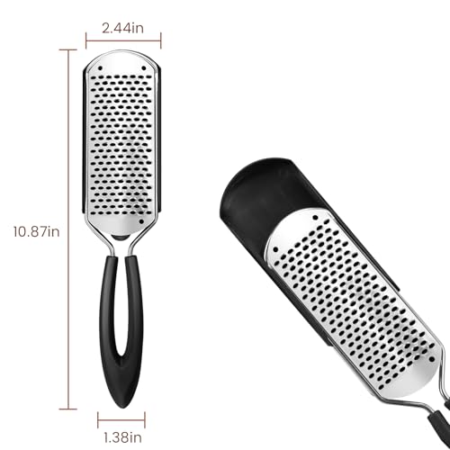 GAZEPLUS Colossal Foot Rasp Scraper - Stainless Steel Callus Remover