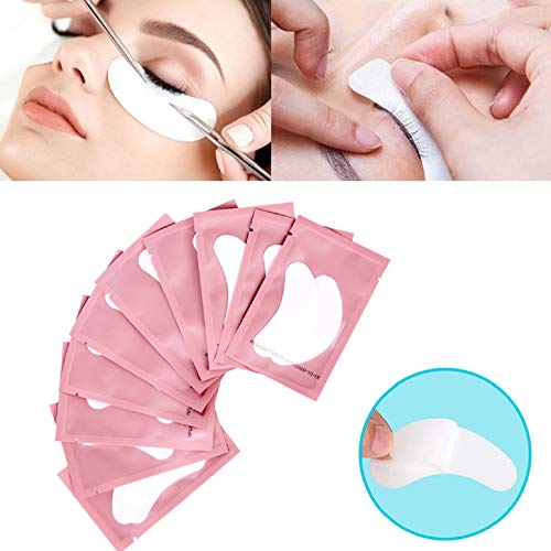 Voncasen 100 Pairs Under Eye Gel Pads for Eyelash Extensions & Skin Care