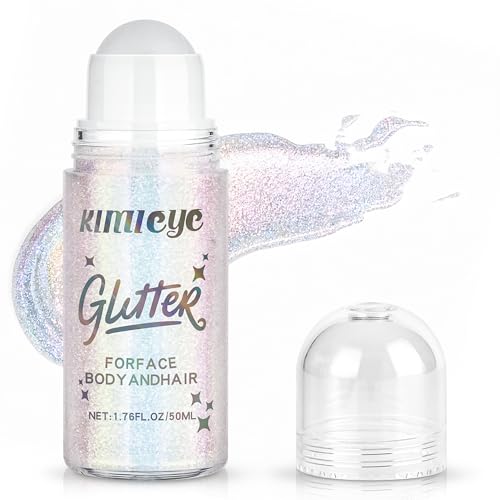 Mermaid Roll-On Body Glitter Gel - Holographic Shimmer 50ml