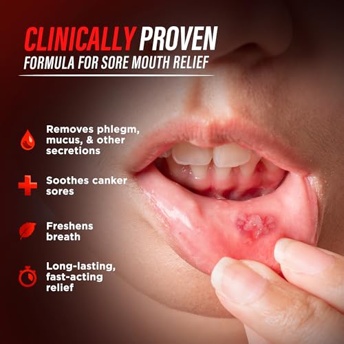 GuruNanda Mouth Sore & Canker Sore Rinse, 1.5% Hydrogen Peroxide, 16 oz (2 Pack)