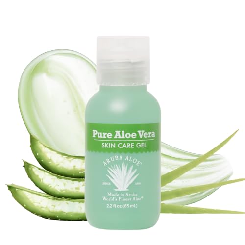 Aruba Aloe Pure Aloe Vera Gel – Soothing Hydrating Skin Care, 2.2 oz Tube