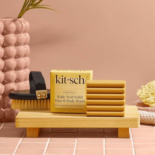 Kitsch Kojic Acid & Turmeric Soap Bar - Brightening Hydrating 4 oz