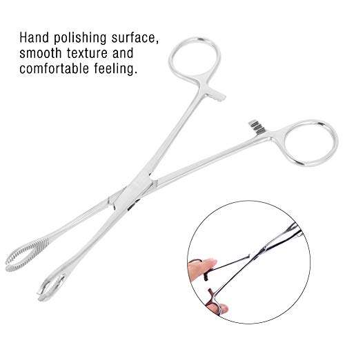 Nikou Professional Body Piercing Pliers - Stainless Steel Ear, Navel, Nose, Lip, Tongue, Septum Tool