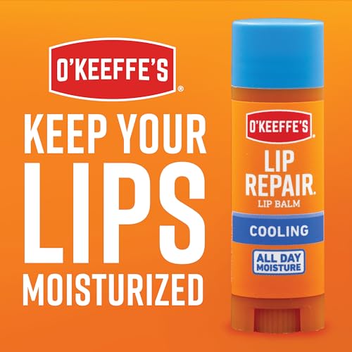 O'Keeffe's Lip Repair Cooling Relief Balm - 3 Pack, 0.15 oz Each