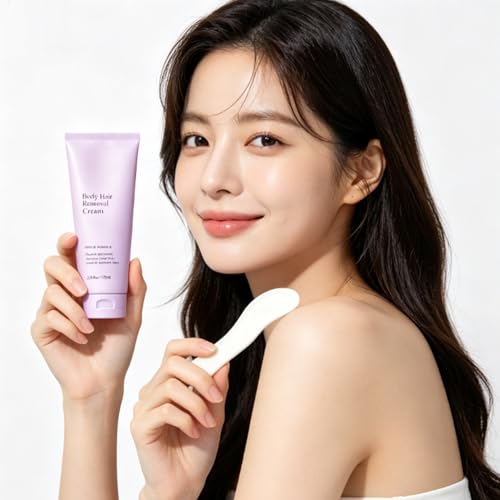 Hair Removal Cream, 3.38 Oz Body Hair Remover Cream, Bikini Line Hair Removal, Gentle Hair Remover Kit for Legs, Arms, Hairs Removing Smooth Creaming for Body