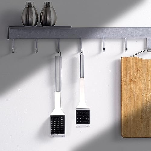 BBQ Grill Brush Set - 16.5” & 14” Stainless Steel Cleaner