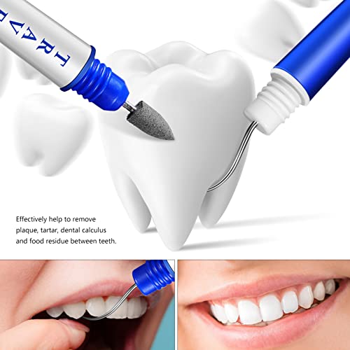 Healifty 4-Piece Stainless Steel Dental Plaque & Tartar Remover Tool Set