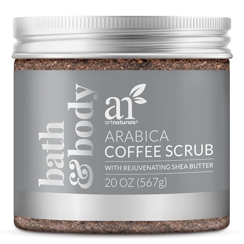 ArtNaturals Arabica Coffee Body Scrub - Exfoliating Moisturizer for Skin, Cellulite & Aging - 20 oz