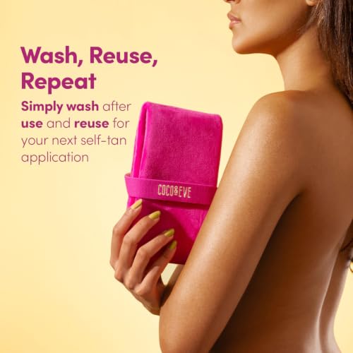 Coco & Eve Self Tanner Back Tan Applicator - Velvet Mitt (Back Applicator)