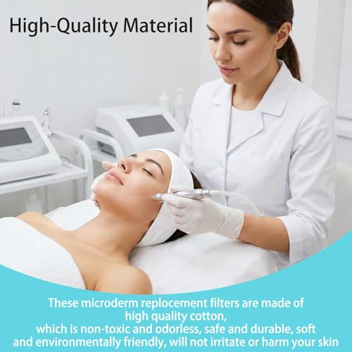 400 Microdermabrasion Refill Pads - Soft Cotton Filters for Machines