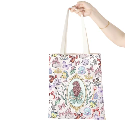 Ari Princess Mermaid Canvas Messenger Bag for Princess & Lover Gift