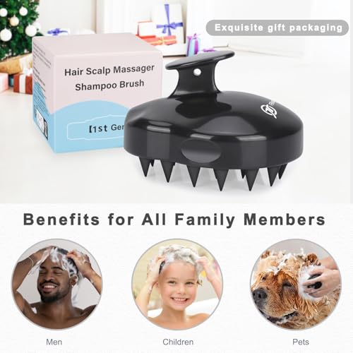 FREATECH Scalp Scrubber Massager for Hair Growth & Dandruff