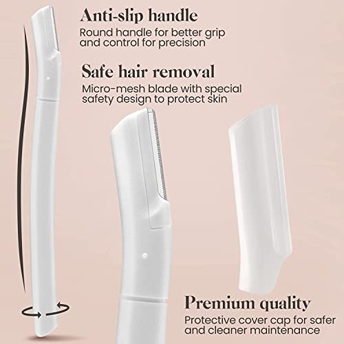 Sunuly Eyebrow Razor Set - 8 Count Dermaplane Face Razors for Women