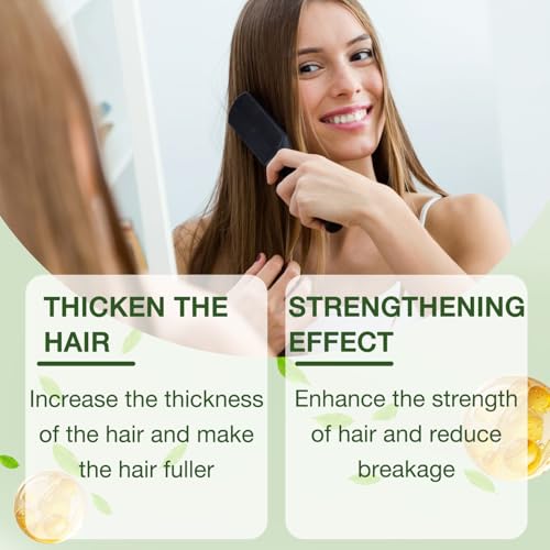 Lucift 2PCS Rosemary & Batana Hair Growth Shampoo for Men & Women