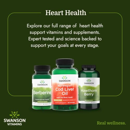 Swanson Cod Liver Oil with Vitamin A - 180 Softgels, 350mg - Supports Bone, Skin & Eye Health