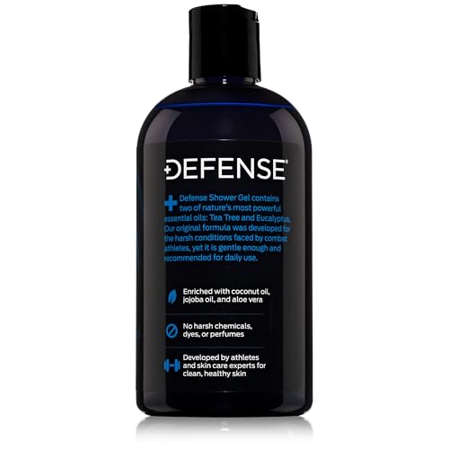 Defense Soap Tea Tree Body Wash - Natural Antifungal & Odor Control, 12 oz