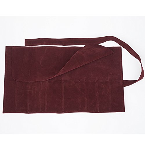 Microfiber Hairdressing Scissor Pouch - 10 Pocket Roll-Up Bag