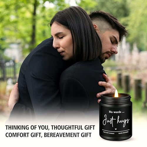 No Words Just Hugs Candle - Lavender Scented Sympathy Gift