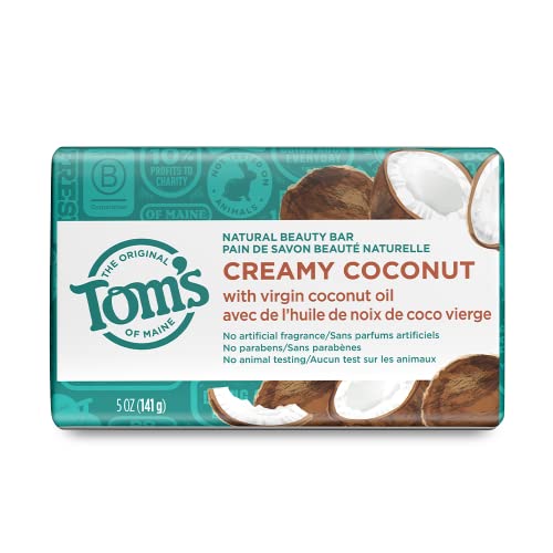 Tom's of Maine Natural Beauty Bar Soap - Creamy Coconut, 5 oz - Pack of 1